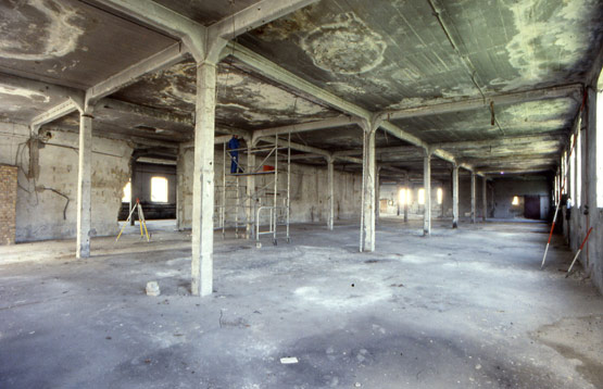 Abb. 3 Eisenbetonhalle in Osthofen, erbaut 1908